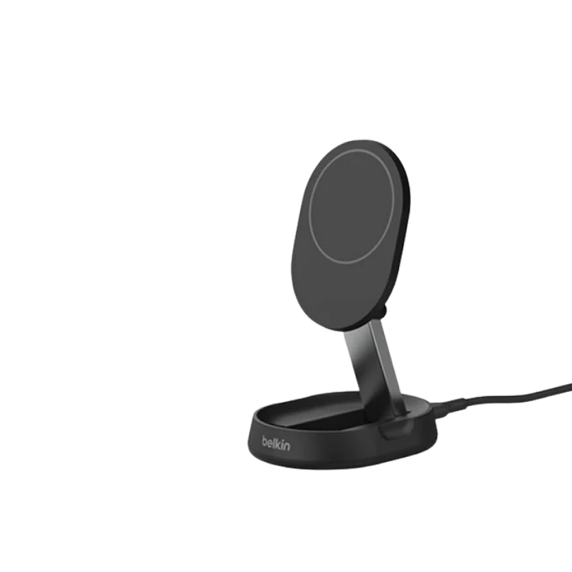 104 Belkin Qi2 15W Convertible Magnetic Wireless Charging Stand – Black