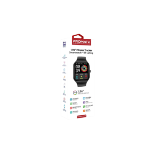 PROMATE 1.96 INCHES FITNESS TRACKER SMARTWATCH WITH BT CALLING