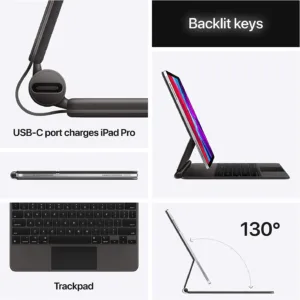 Apple MXQT2 Magic Keyboard – iPad Pro 11-inch (2nd Gen)